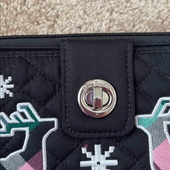 NWT Vera Bradley Nordic Multi Plaid Turnlock Wallet - Picture 5 of 12